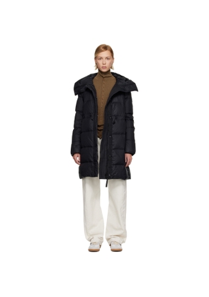 Canada Goose Black 'Tonal Label' Montgomery Down Coat