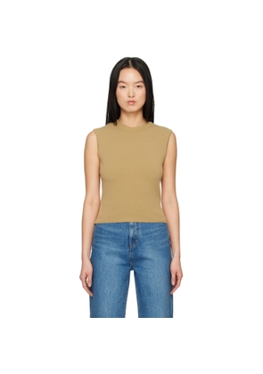 Arch The Khaki Crop Tank Top
