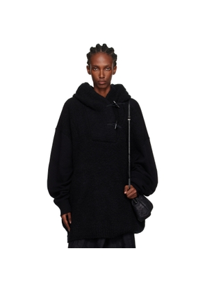 Y's Black Toggle Hoodie
