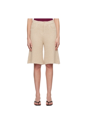 Aya Muse Beige Cae Shorts