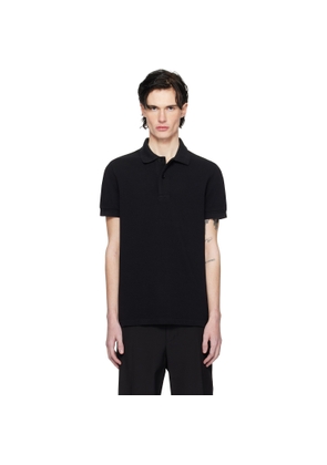 TOM FORD Black Tennis Piquet Polo