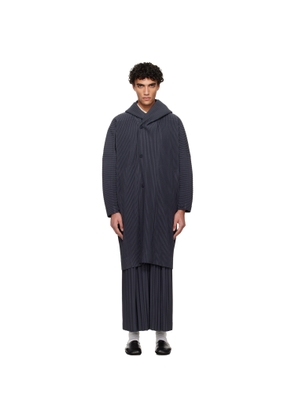 HOMME PLISSÉ ISSEY MIYAKE Navy Monthly Colors December Coat