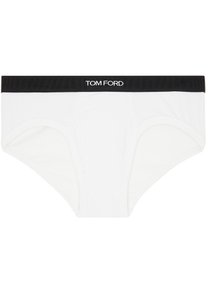 TOM FORD White Cotton Briefs