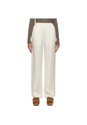 See by Chloé Off-White Pinched Seams Lounge Pants