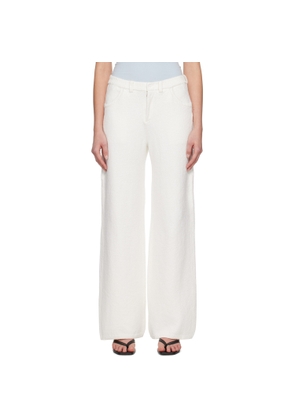 Aya Muse White Trix Trousers