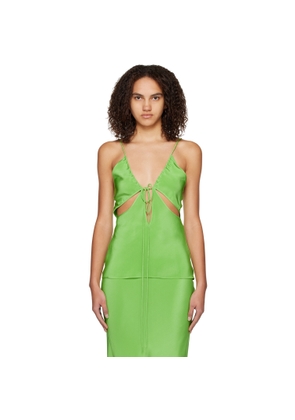 Christopher Esber Green Triquetra Camisole