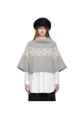 Y's Gray Raglan Sleeve Sweater