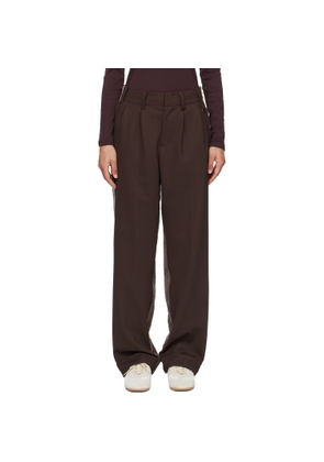 adidas Originals Brown Edison Chen Edition CLOT Sports Slacks Lounge Pants