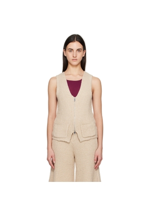 Aya Muse Beige Cae Vest