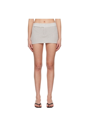 Aya Muse Gray Caeli Miniskirt