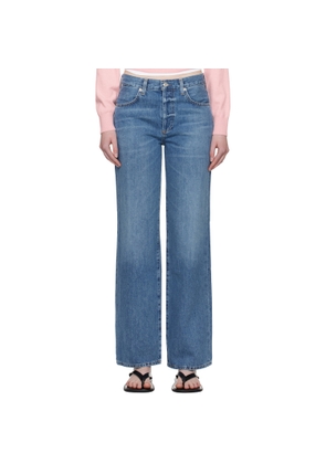 Citizens of Humanity Blue Annina High Rise Wide Leg 33 Jeans