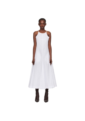 Sportmax White Cactus Midi Dress