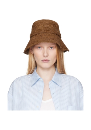 rag & bone Brown Lela Rollable Bucket Hat