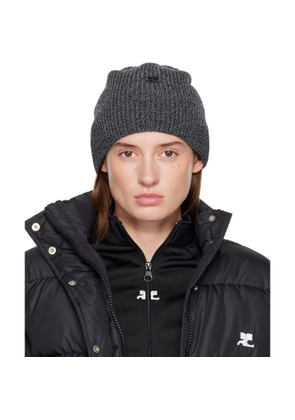 Courrèges Gray AC Light Wool Beanie