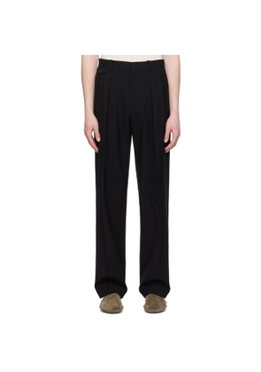 The Row Black Marcello Trousers