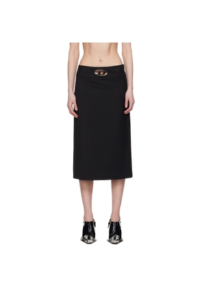 Diesel Black O-Seus Midi Skirt