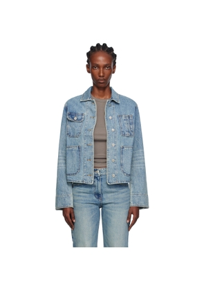 OPEN YY Blue Denim Trucker Jacket
