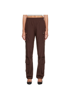 Dion Lee Brown Pocket Cargo Trousers