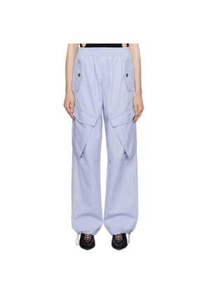 Dion Lee Blue Elasicized Trousers