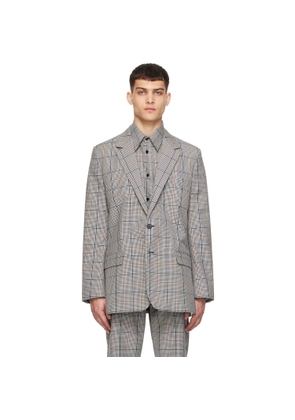 Marni Gray Check Blazer