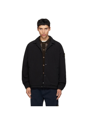 Stone Island Black 4100041 Light Compact Touch Poly-TC Jacket