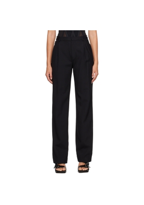 Dion Lee Black Lingerie Trousers