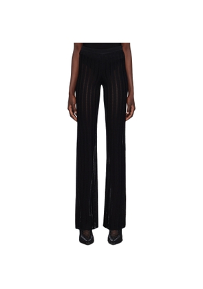 Dion Lee Black Snakeskin Trousers
