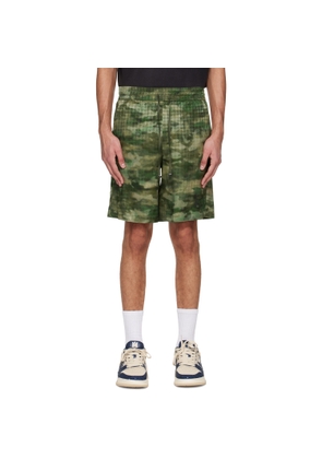 AMIRI Green MA Quad Camo Shorts