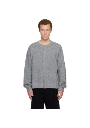 WOOYOUNGMI Gray Crewneck Cardigan