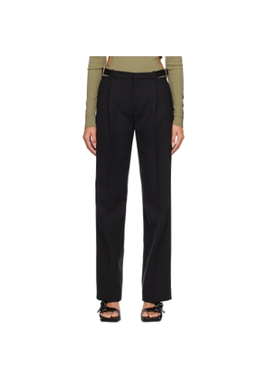Dion Lee Black Safety Slider Trousers