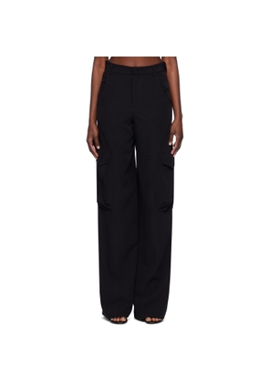 GCDS Black Ultracargo Trousers