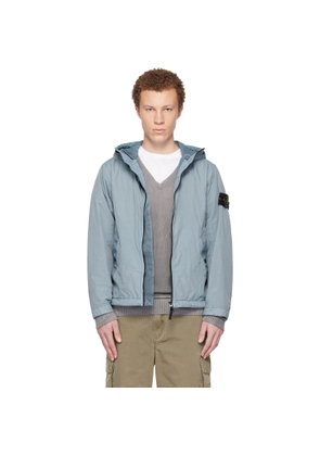 Stone Island Blue 4100001 Crinkle Reps NY Jacket