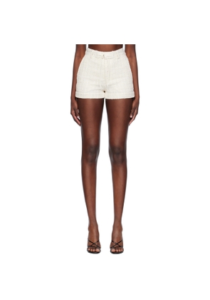 GCDS Off-White Low Rise Shorts
