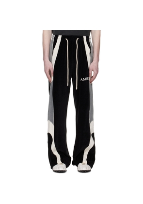 AMIRI Black Oversized Panel Track Pants