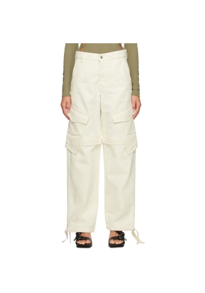 Dion Lee White Parachute Jeans