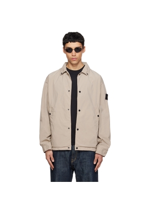 Stone Island Beige 4100041 Light Compact Touch Poly-TC Jacket