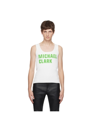 JW Anderson White Michael Clark Edition Tank Top