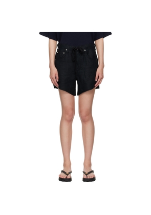 Citizens of Humanity Black Brynn Drawstring Shorts