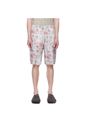 Diesel Blue & Pink P-Leys Shorts