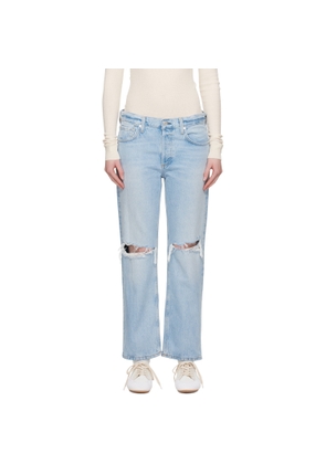Citizens of Humanity Blue Neve Low Slung Relaxed Jeans