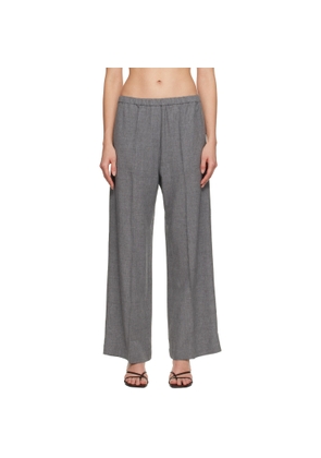 TOTEME Gray Fluid Winter Trousers