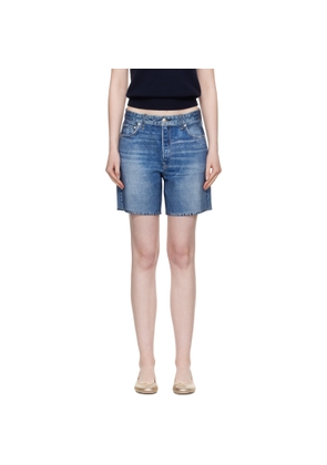 rag & bone Blue Miramar Kaia Shorts