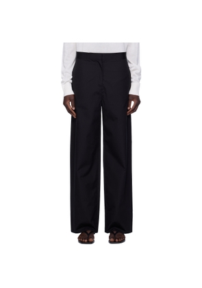 TOTEME Black Twisted Seam Trousers