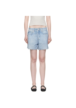 rag & bone Blue Miramar Terry Walking Shorts