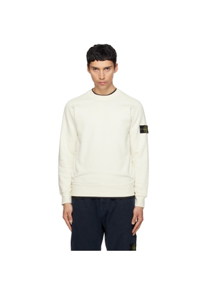 Stone Island Off-White 6100060 Organic Cotton Fleece Sweatshirt