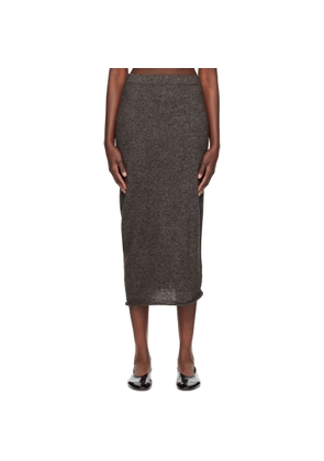 Lauren Manoogian Gray Askew Midi Skirt