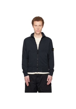 Stone Island Navy 6100063 Organic Cotton Fleece Jacket