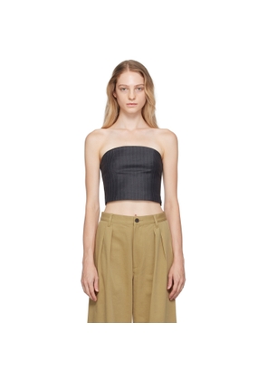 WYNN HAMLYN Gray Tandi Camisole