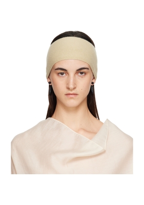 TOTEME Beige Cashmere Headband