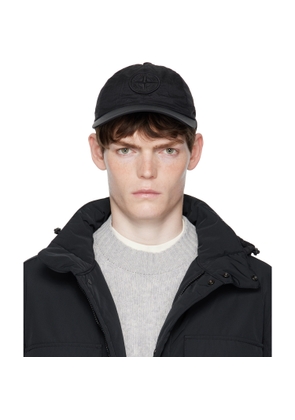 Stone Island Black 9100011 Nylon Metal ECONYL Cap